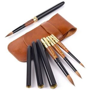 Pocket Sized Travel Watercolor Brushes